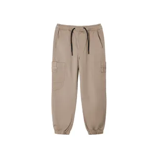 【GIORDANO 佐丹奴】童裝休閒口袋長褲 EASY CARE系列(18 炊煙卡其)