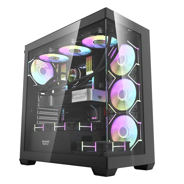 【華碩平台】U5十四核GeForce RTX 4070{獵人II}水冷電競電腦(U5 245KF/Z890/32G D5/1TB/WIFI)