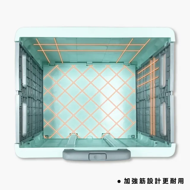 【ONE HOUSE】平拉式4輪萬向折疊收納車 買菜車 購物車(75L巨型推車+特大防水袋)