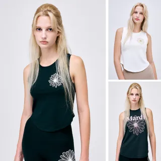 【MARDI MERCREDI】削肩運動背心 多色 經典小雛菊 白花 AIRLIFT CROPPED SLEEVELESS TOP THEFLOWER