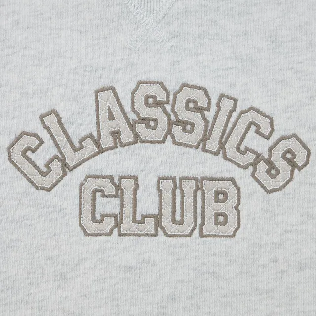 【GIORDANO 佐丹奴】童裝長袖上衣 CLASSICS CLUB系列(11 花紗月亮灰)