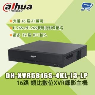 【CHANG YUN 昌運】大華 DH-XVR5816S-4KL-I3-LP 16路 五合一4K 類比數位XVR錄影主機