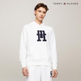 【Tommy Hilfiger】官方旗艦館 Monogram縫飾帽T 裸色