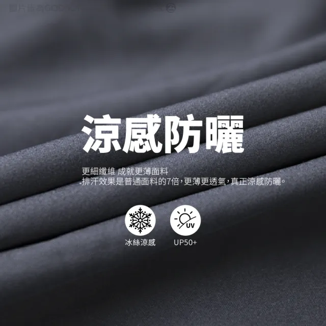 【GODSON】女款 冰感防曬闊腿褲 夏季薄款 高腰顯瘦(親膚冰絲 輕薄快乾 雙側口袋)