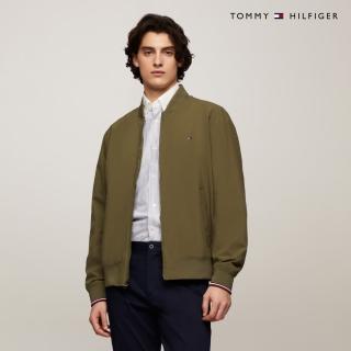 【Tommy Hilfiger】官方旗艦館 輕盈飛行員外套 綠色