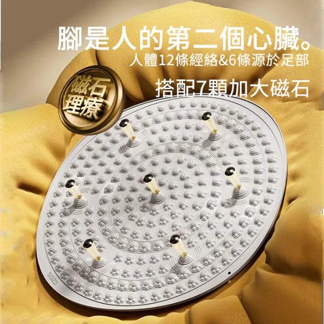【ANTIAN】七磁石 加厚矽膠原地慢跑指壓板 腳底按摩墊 足底按摩腳墊 運動墊(55cm)