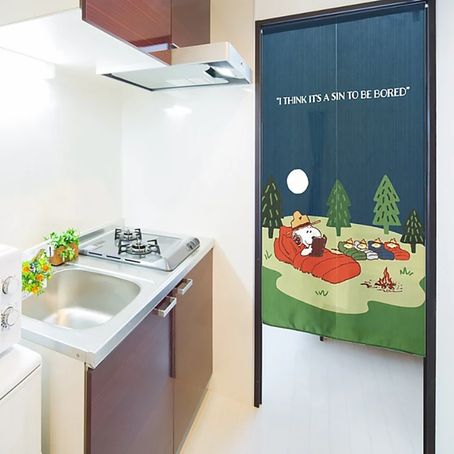 Hanmei 波希米亞棉麻門簾-80*140cm(整片式 門