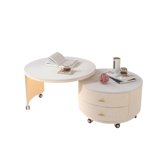 文創集 達瑞歐實木4尺單抽大茶几品牌優惠