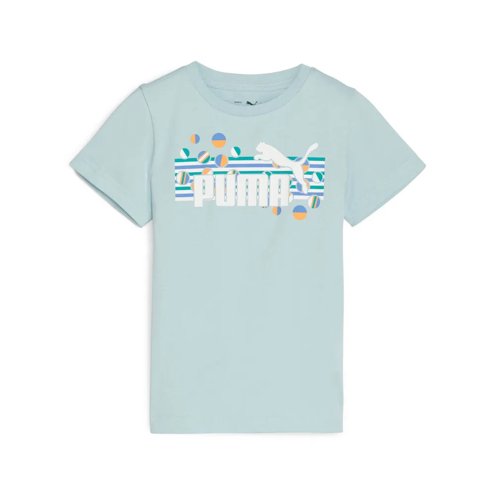 【PUMA官方旗艦】基本系列Ess+ Summer Camp短袖T恤 孩童 67927322