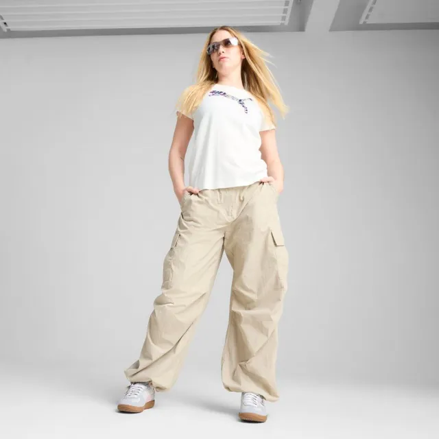 【PUMA官方旗艦】基本系列Floral跳豹短袖T恤 女性 68508102