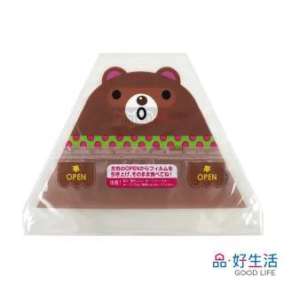 【GOOD LIFE 品好生活】日本製 動物造型三角飯糰包裝袋（6枚入）(日本直送 均一價)