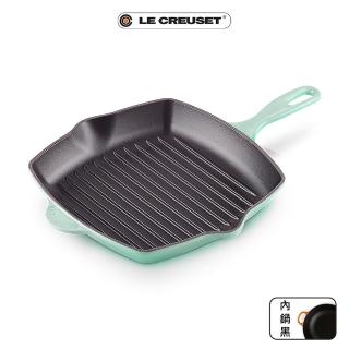 【Le Creuset】琺瑯鑄鐵鍋單柄方烤盤26cm(薄荷綠)