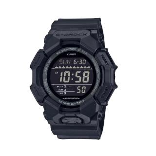 【CASIO 卡西歐】G-SHOCK 十年電力 軍士黑 數位顯示 GD-010-1A1 51.9mm