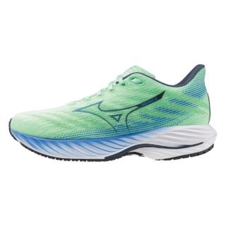 【MIZUNO 美津濃】慢跑鞋 男鞋 運動鞋 緩震 RIDER 綠藍 J1GC240354