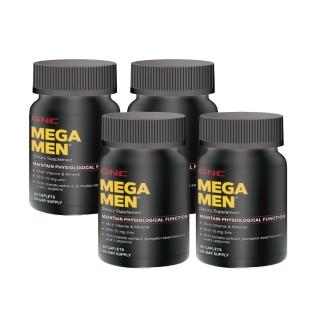 【GNC 健安喜】男性綜合維生素食品錠 60錠/盒x4入組(26種精華營養補給/全方位營養打底配方/促進新陳代謝)