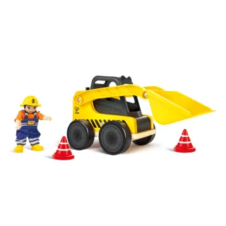 【德國Hape】多功能裝載機(玩具車/家家酒遊戲/質玩具/木頭玩具)