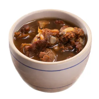 【吉好味】6袋共12包 蒸荐康 台南名店古早味排骨酥湯1-2人份/包(每包235公克*2為1袋 加熱即食調理包)