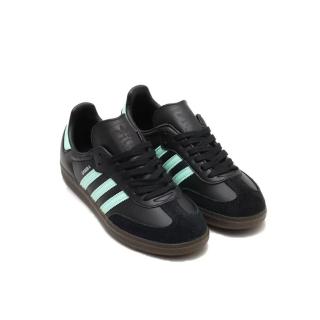 【adidas 愛迪達】Adidas Samba OG 薄荷綠 蒂芬妮綠 黑色 森巴 復古鞋 運動鞋 休閒鞋 男鞋 JR7109