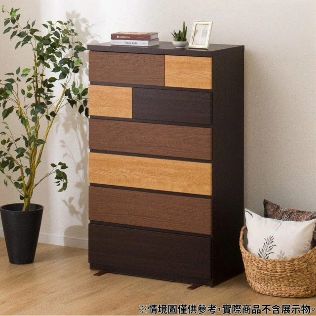 NITORI 宜得利家居NITORI 宜得利家居 ◎高整理衣櫃 KARENA 80HC DBR(高整理衣櫃 衣櫃 KARENA)