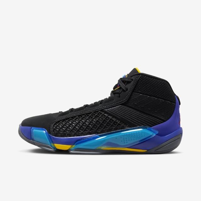 【NIKE 耐吉】Jordan Air Jordan XXXVIII PF 男 籃球鞋 喬丹 球鞋 實戰 黑藍(DZ3355-001)