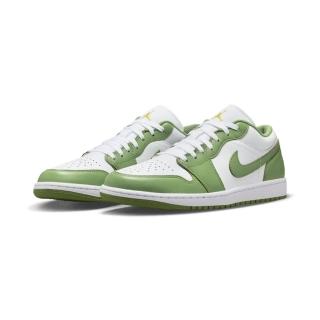 【NIKE 耐吉】Nike Air Jordan 1 Low SE 蘋果綠 AJ1 氣墊 緩震 運動鞋 休閒鞋 男鞋 HF4823-100