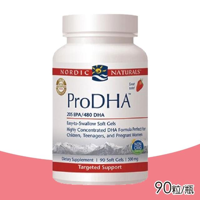 【NORDIC NATURALS 北歐天然】好智Q魚油加強膠囊 90粒/瓶(天然草莓風味)