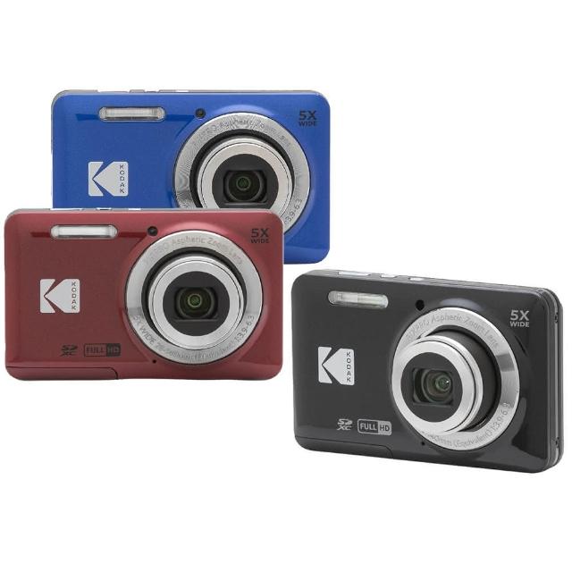  KODAK柯達 PIXPRO FZ55 是一款輕便型數位相機，採用1/2.3吋 BSI CMOS感光元件，具備約1200萬畫素與HD解析度，提供清晰影像捕捉。重量僅0~200g，支援SD卡儲存，內建場景模式功能，無觸控螢幕設計，適合日常拍攝。公司貨來源，享有12個月保固，品質保證。 