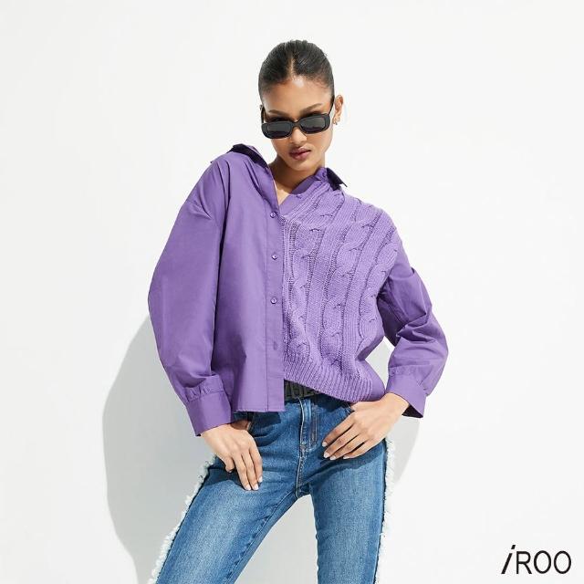 【iROO】薰衣草色上衣