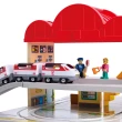 【德國Hape】火車軌道大車站便攜組合(軌道遊戲/家家酒玩具/質玩具/木頭玩具)
