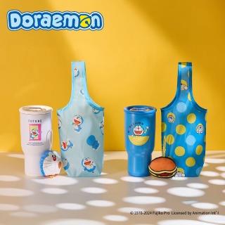 【Hiromimi】哆啦A夢 304不鏽鋼二代冰壩杯袋組900ml(保溫保冰/附提袋/2款可選)