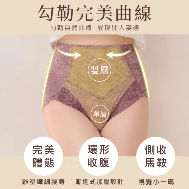 【尚芭蒂】3件組 MIT台灣製塑身褲M-XXL/雙色緹花美臀輕機能提臀褲/包臀/收腹束褲