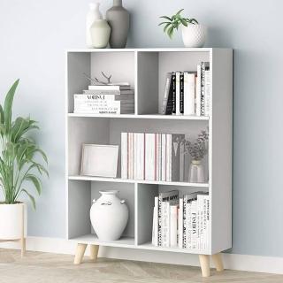 【E家工廠】書櫃 書架 收納櫃 展示櫃 儲物櫃 置物櫃(238-KC書櫃80公分（白色）)