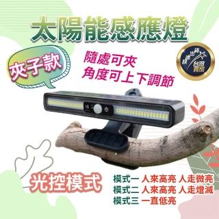 【威富登】白 黃光 太陽能感應燈 光控感應 太陽能戶外燈 充電燈(太陽能感應燈)
