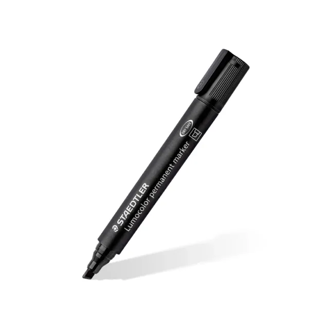 【STAEDTLER 施德樓】施德樓 防乾油性麥克筆-斜頭 MS350