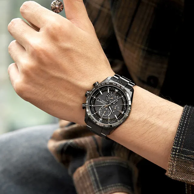 【CITIZEN 星辰】GENTS 限量HAKUTO-R 鈦金屬電波錶/42mm(AT8287-62E)