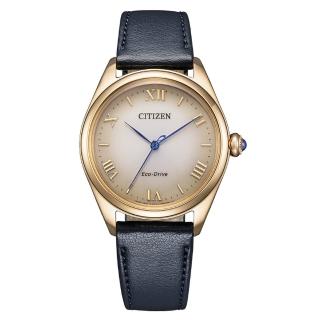 【CITIZEN 星辰】L系列 光動能大三針時尚腕錶/33mm(EM1143-14Z)