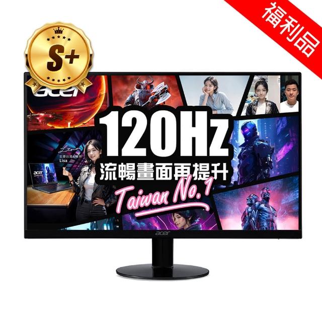 【Acer 宏碁】S+ 福利品 SA270 G0 電腦螢幕(27型/FHD/120Hz/1ms/IPS)