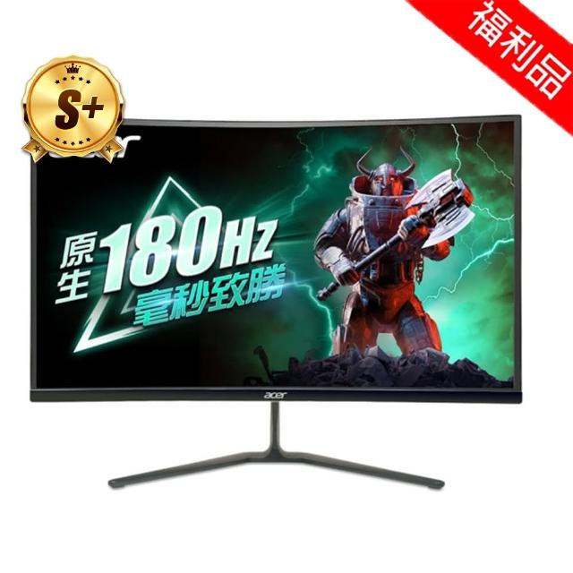 【Acer 宏碁】S+ 福利品 ED270R S3 曲面無邊框電競螢幕(27型/FHD/180Hz/1ms/VA)