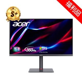 【Acer 宏碁】S+福利品 XV275 F 電競螢幕(27型/FHD/360Hz/0.5ms/IPS)