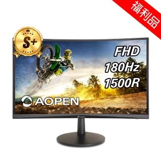 【Aopen 建碁】S+ 福利品 24HC5QR S3 24型 VA 180Hz 曲面電競螢幕(1500R/FreeSync/1ms/HDR10/內建喇叭)