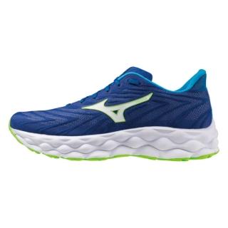 【MIZUNO 美津濃】慢跑鞋 男鞋 運動鞋 緩震 SKY 藍白 J1GC240253