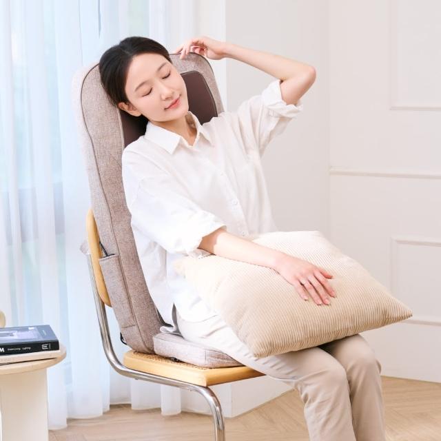 【tokuyo】背腰鬆 智能揉捏按摩墊 TH-553(肩部偵測 / 10cm凸出深層有感)