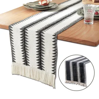 【Dido home】北歐風格 棉麻編織長桌巾桌旗-深林(HM245)