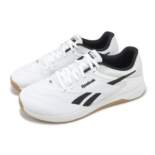 【REEBOK】訓練鞋 Nano X5 男鞋 女鞋 白 黑 膠底 雙密度 緩衝 穩定 多功能 運動鞋(100209365)