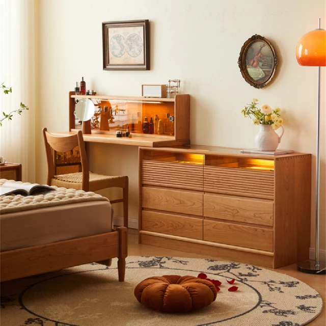 Taoshop 淘家舖 M - 小月亮床頭櫃｜實木床頭櫃｜迷