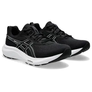 【asics 亞瑟士】慢跑鞋 女鞋 運動鞋 緩震 寬楦 支撐 GEL-CONTEND 9 D 黑白 1012B678-002