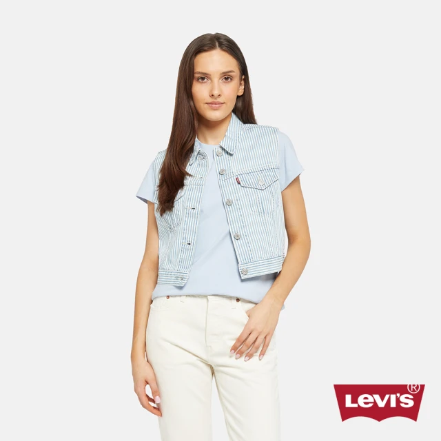 LEVIS 女款 TYPE III三代丹寧牛仔背心 人氣新品 A7437-0007