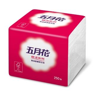 【五月花】單抽式衛生紙(250抽x48包 內包裝透明包/彩版隨機出貨)