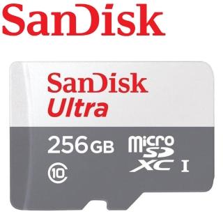 【SanDisk 晟碟】256GB 100MB/s Ultra microSDXC TF UHS-I C10 記憶卡(平輸)