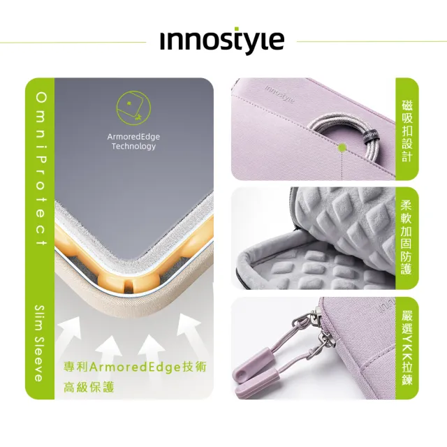 【innostyle】OmniProtect系列 16吋 專利緩衝 筆電/平板/電腦收納包(筆電包/平板包/電腦包